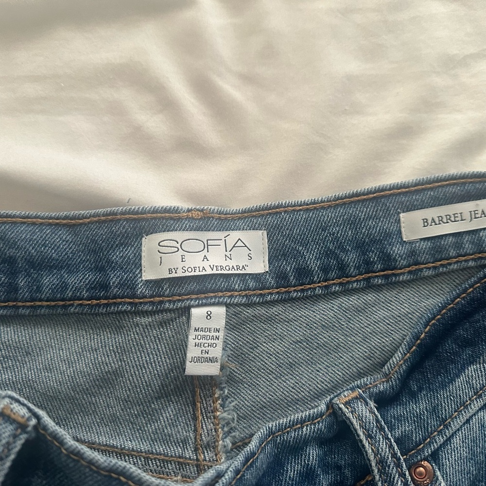 Sofia by Sofia Vergara Blue Flare Jeans - Picture 3 of 5
